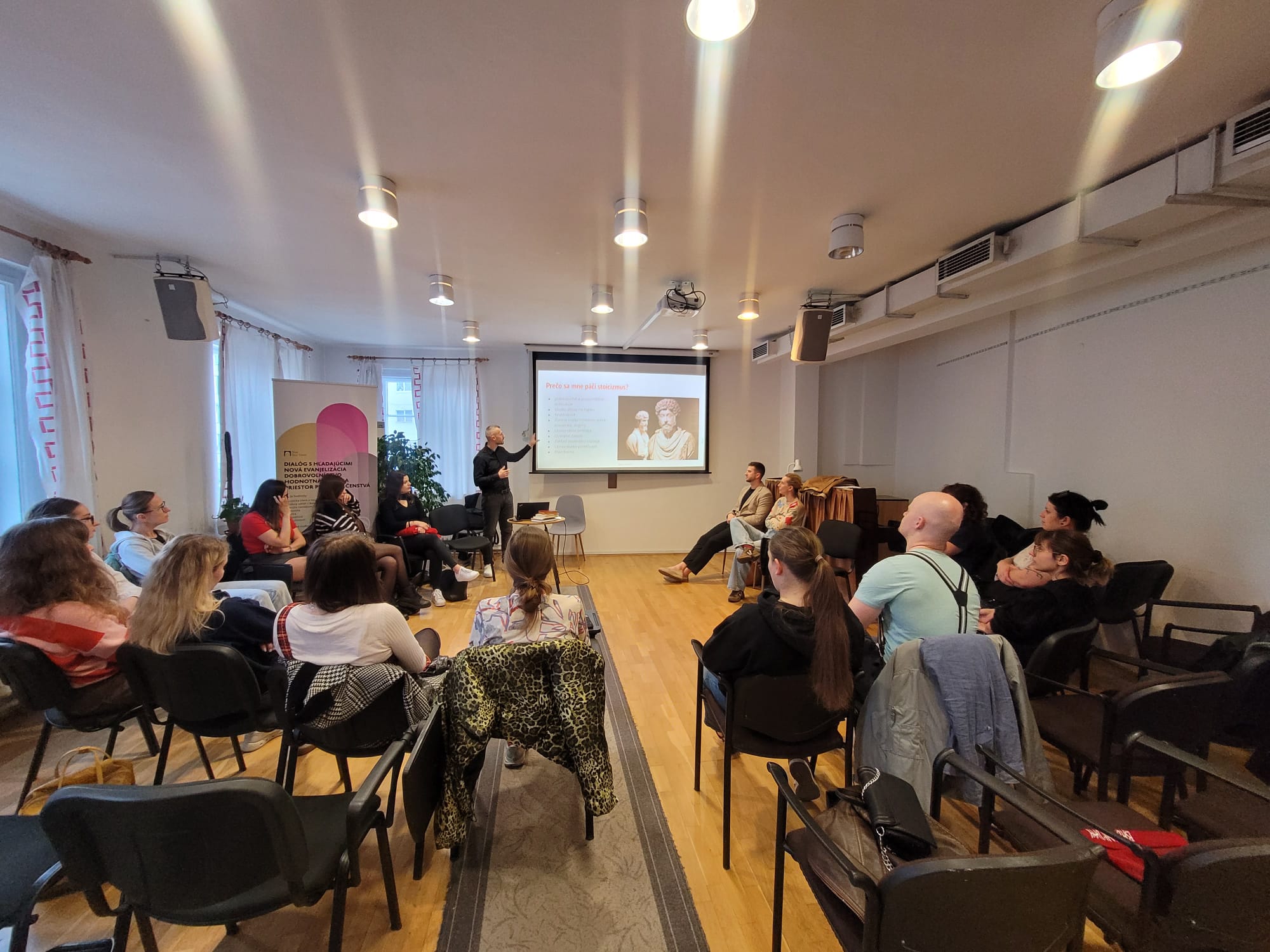 Účastníci workshopu stoicizmu